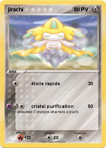 Pokemon jirachi