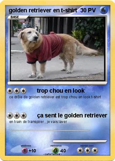Pokemon golden retriever en t-shirt