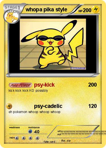 Pokemon whopa pika style