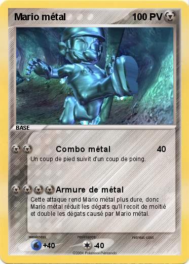 Pokemon Mario métal
