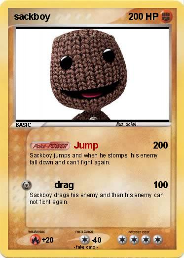 Pokemon sackboy