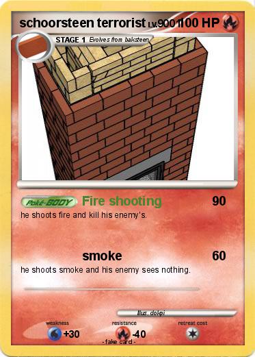 Pokemon schoorsteen terrorist