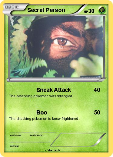 Pokemon Secret Person
