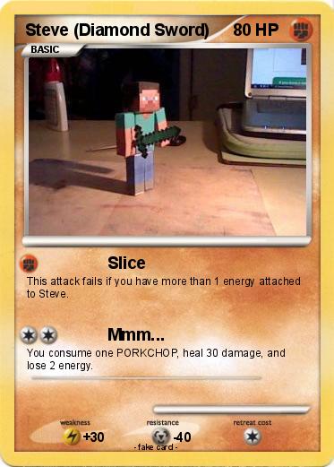 Pokemon Steve (Diamond Sword)