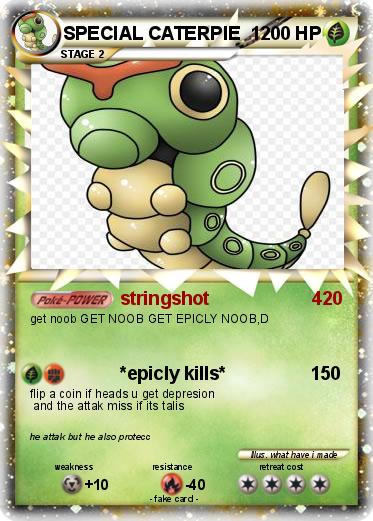 Pokemon SPECIAL CATERPIE  1