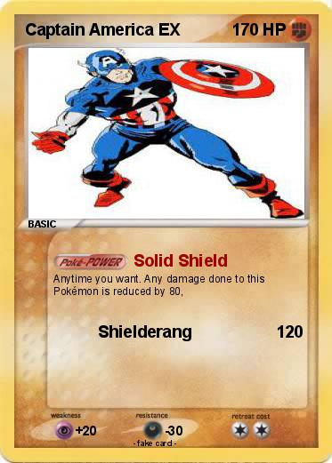 Pokemon Captain America EX