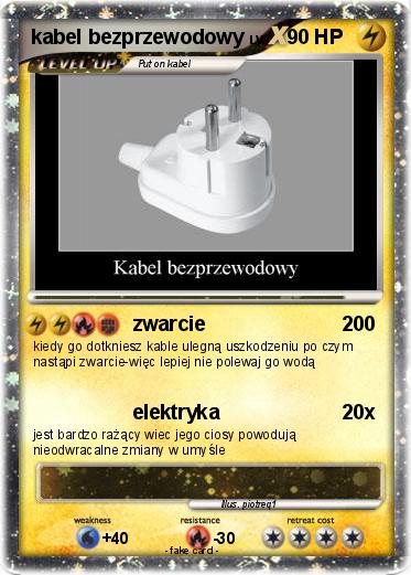 Pokemon kabel bezprzewodowy