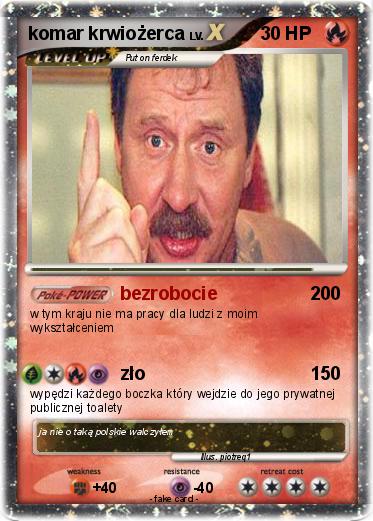 Pokemon komar krwiożerca
