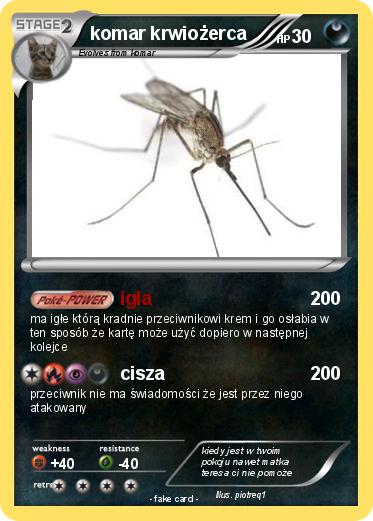 Pokemon komar krwiożerca