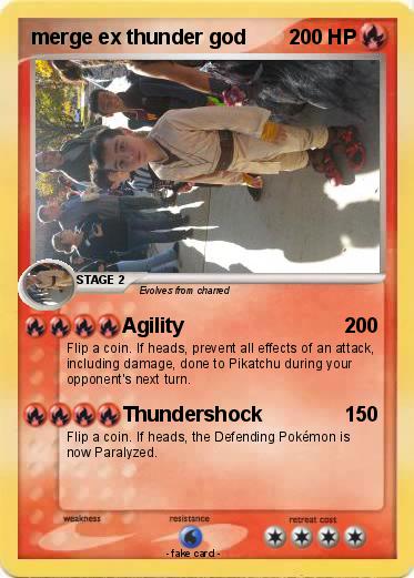 Pokemon merge ex thunder god