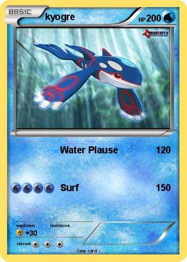 Pokemon kyogre