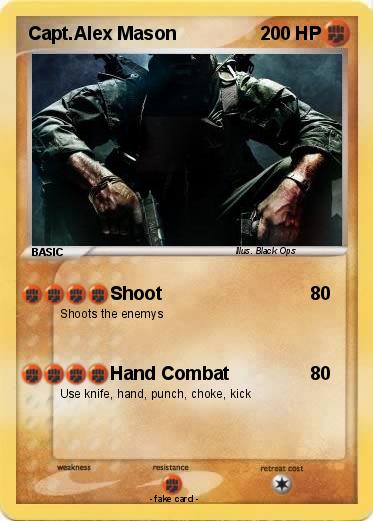 Pokemon Capt.Alex Mason