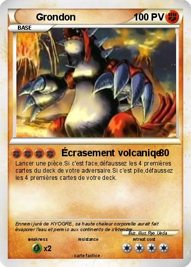 Pokemon Grondon