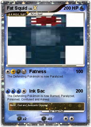 Pokemon Fat Squid