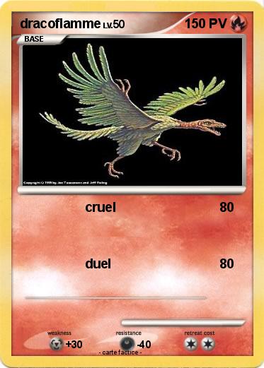 Pokemon dracoflamme