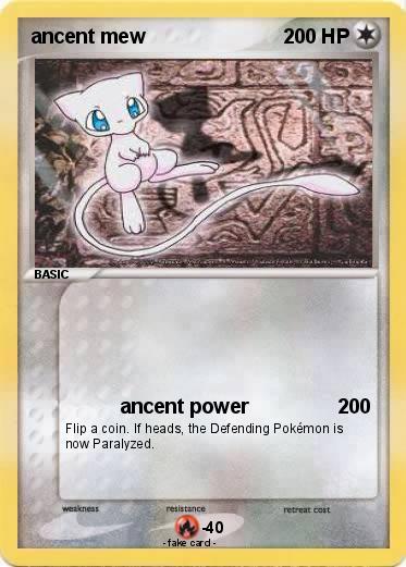 Pokemon ancent mew