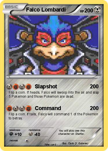 Pokemon Falco Lombardi