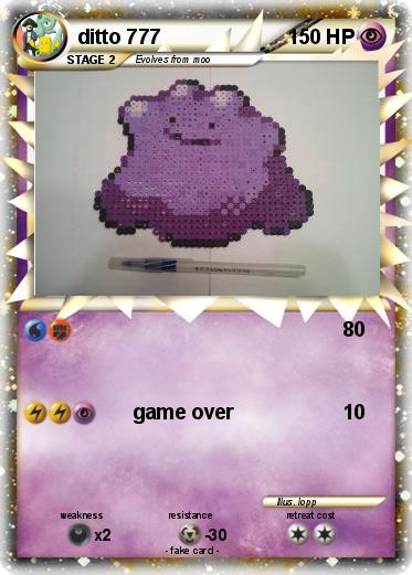 Pokemon ditto 777