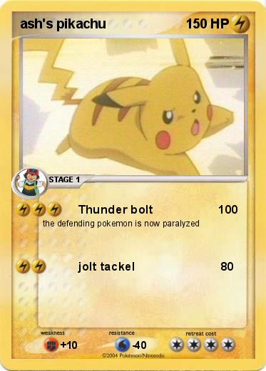 Pokemon ash's pikachu