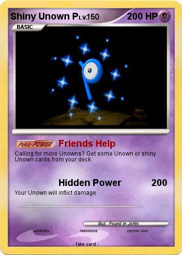 Pokemon Shiny Unown P