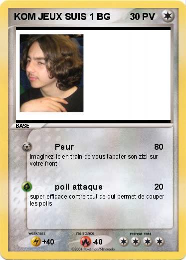 Pokemon KOM JEUX SUIS 1 BG 
