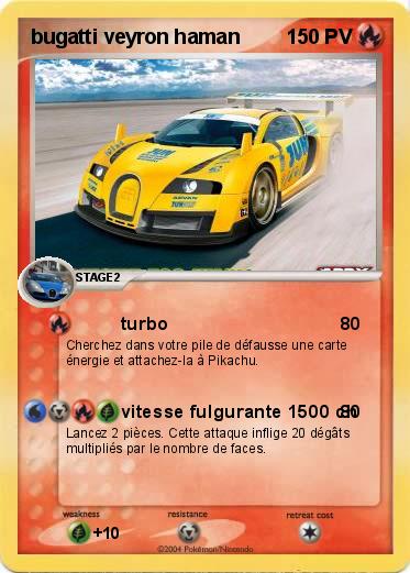 Pokemon bugatti veyron haman