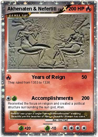 Pokemon Akhenaten & Nefertiti