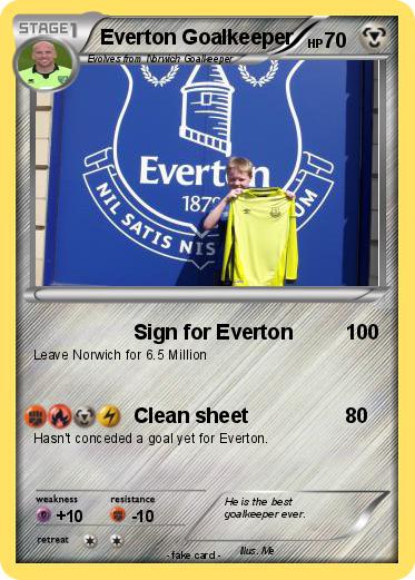 Pokemon Everton Goalkeeper