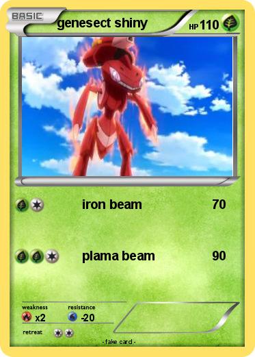 Pokemon genesect shiny