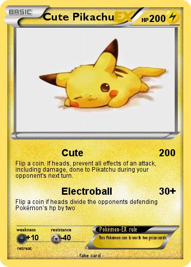 Pokemon Cute Pikachu