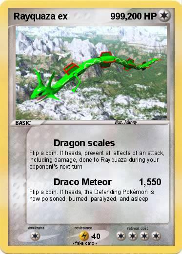 Pokemon Rayquaza ex                 999,