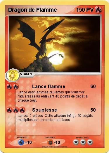 Pokemon Dragon de Flamme