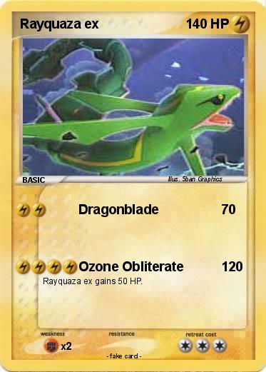 Pokemon Rayquaza ex
