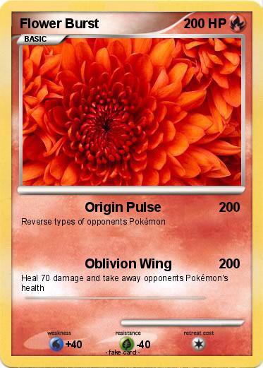 Pokemon Flower Burst
