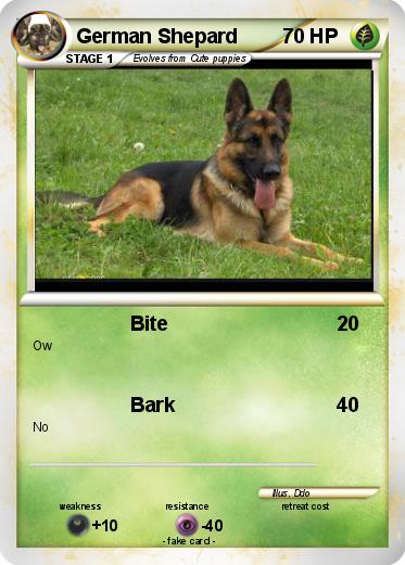 Pokemon German Shepard