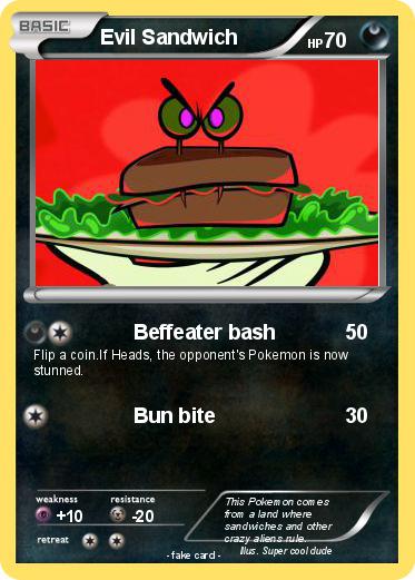 Pokemon Evil Sandwich