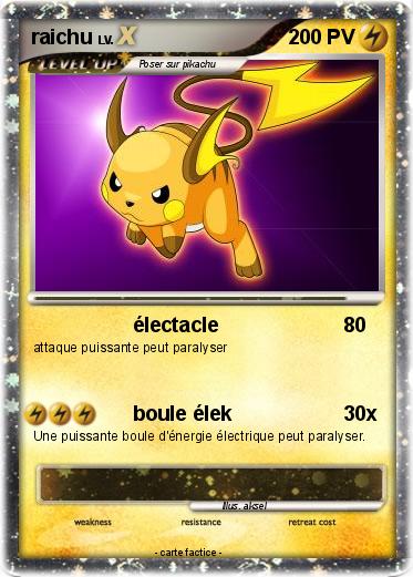 Pokemon raichu