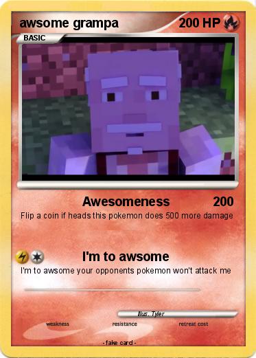 Pokemon awsome grampa