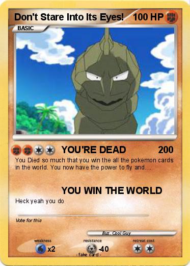Pokemon Don't Stare Into Its Eyes!