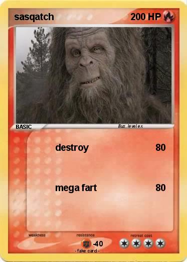 Pokemon sasqatch