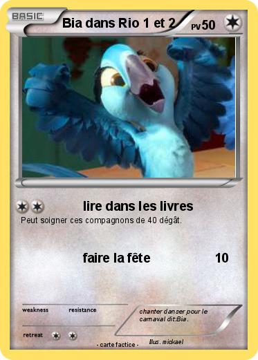 Pokemon Bia dans Rio 1 et 2