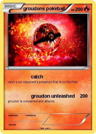 Pokemon groudons pokeball