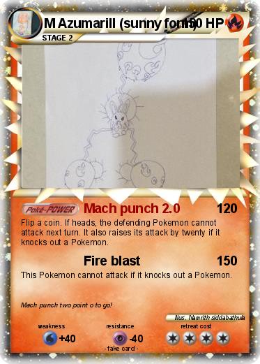 Pokemon M Azumarill (sunny form)