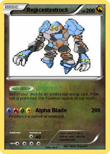 Pokemon Regicesteelrock