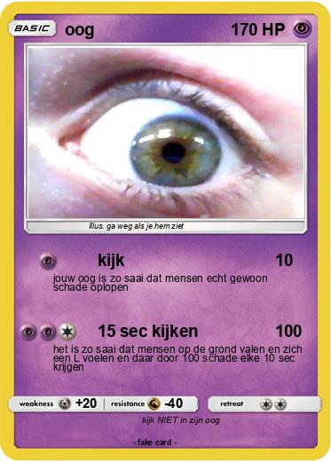 Pokemon oog