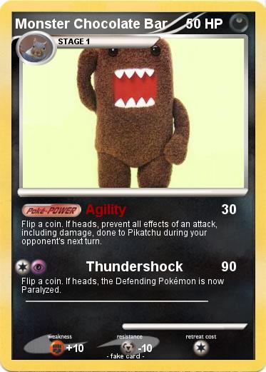 Pokemon Monster Chocolate Bar