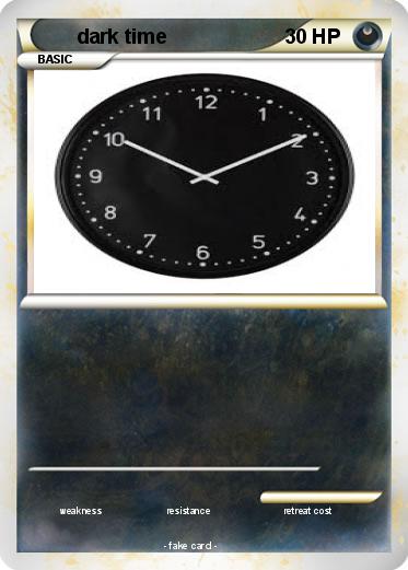 Pokemon dark time