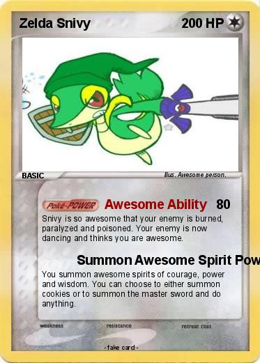 Pokemon Zelda Snivy