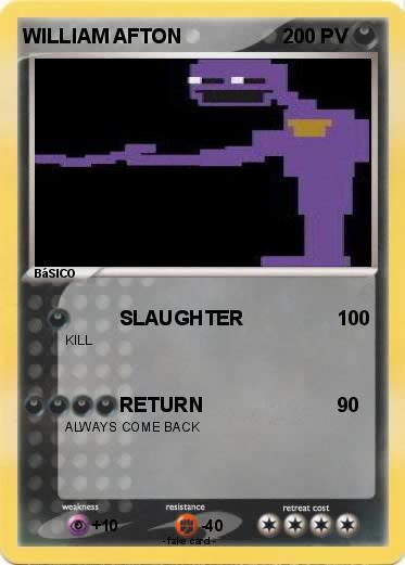 Pokemon WILLIAM AFTON