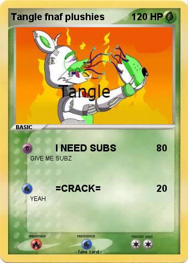 Pokemon Tangle fnaf plushies